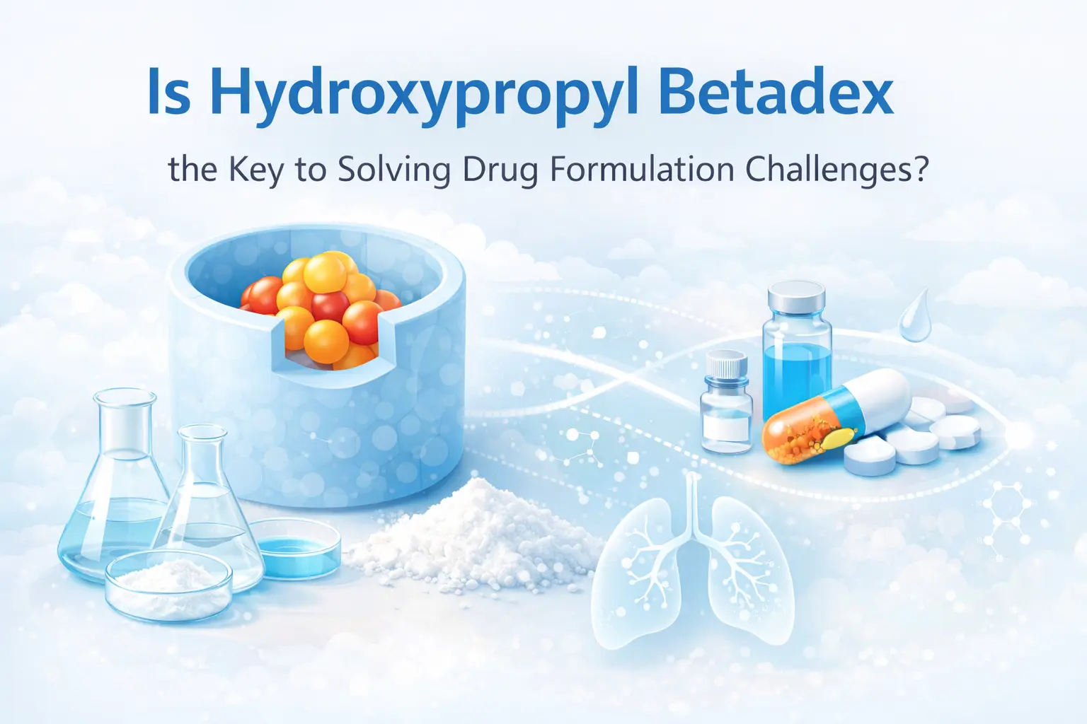 Hydroxypropyl Betadex மருந்து உருவாக்கம் சவால்களைத் தீர்ப்பதில் முக்கியமா?